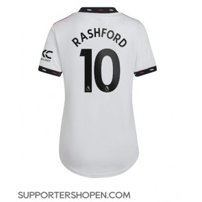 Manchester United Marcus Rashford #10 Borta Matchtröja Dam 2022-23 Kortärmad